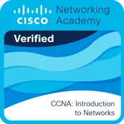 Cisco CCNA: Introduction to Networks badge
