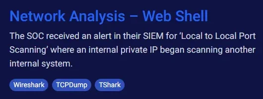 BTLO Network Analysis training lab